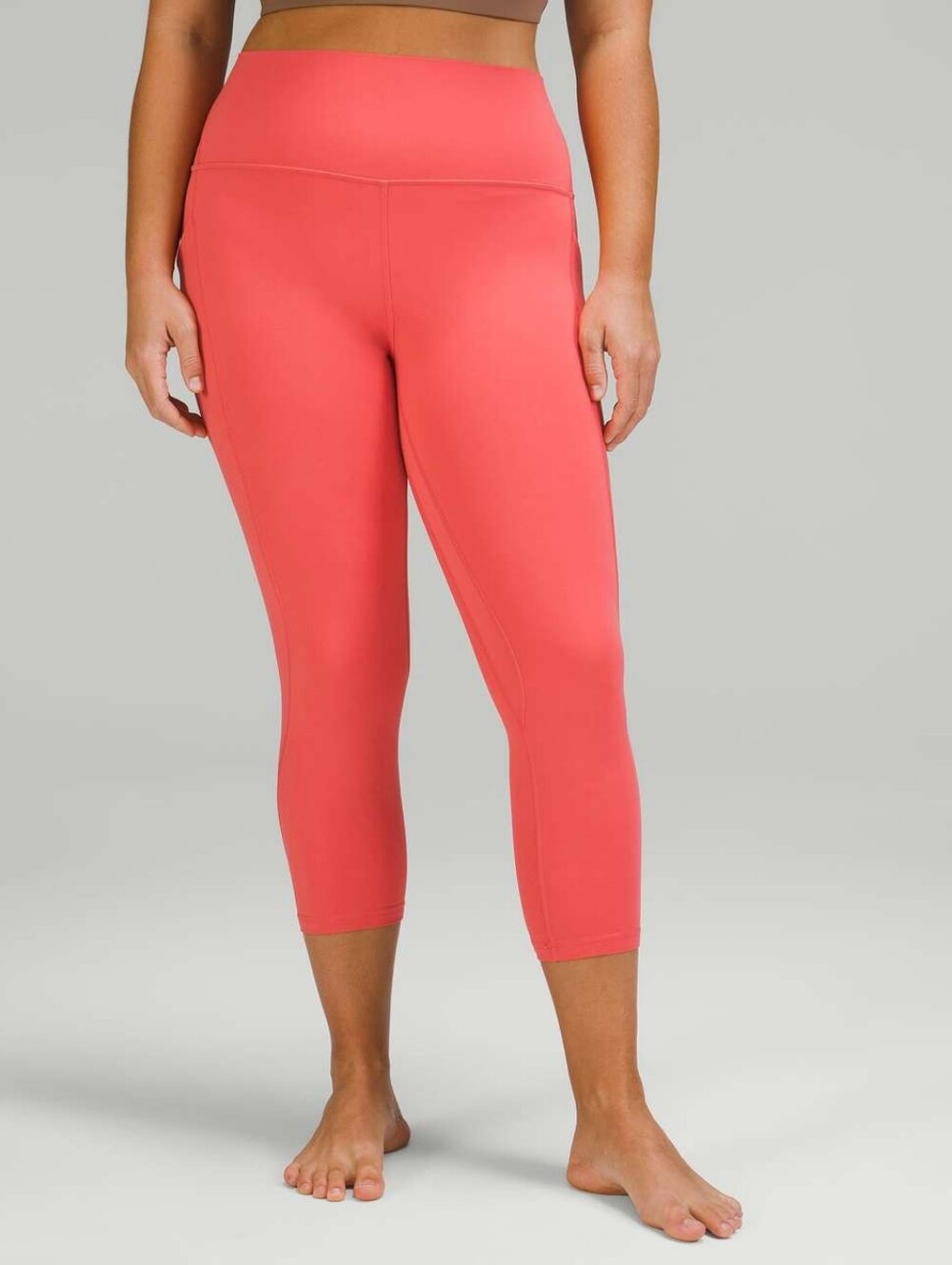 Lululemon Align High-Rise Crop with Pockets 23" Pale Raspberry Double Lined - Picture 3 of 9